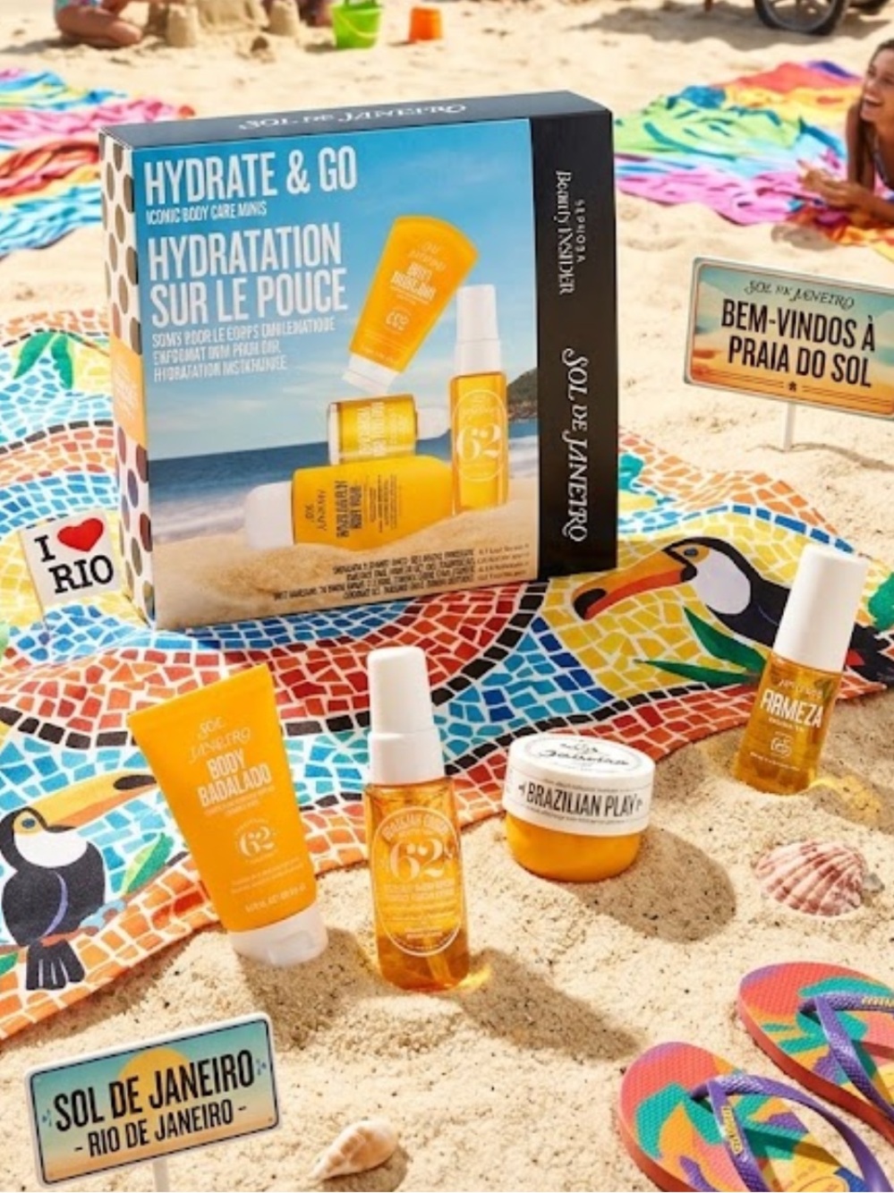 NEW Sol de Janeiro Hydrate & Go 4-Piece Minis Set
